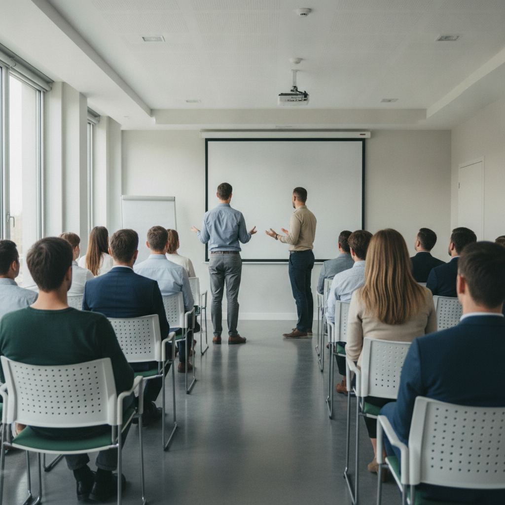 Deeskalationstraining im Seminarraum